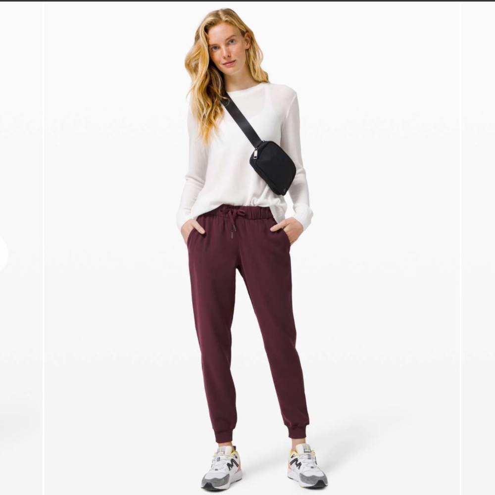 Lululemon Athletica Burgundy Joggers